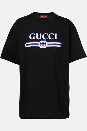 Gucci Printed cotton jersey T-shirt