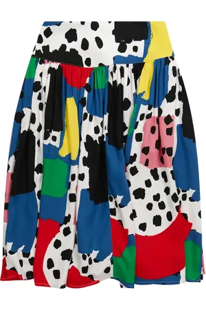 Stella McCartney Printed ruched skirt