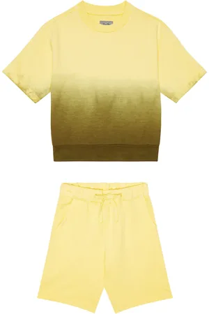 Il gufo Cotton fleece T-shirt and shorts set
