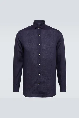 Frescobol Carioca Long-sleeved linen shirt