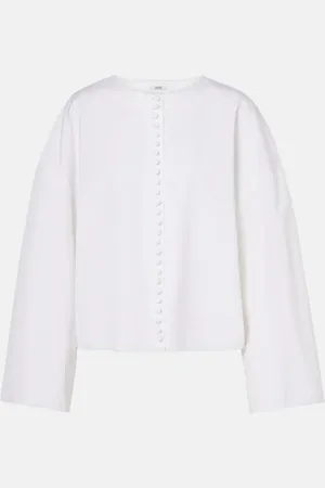 Fforme Fish oversized cotton jacket
