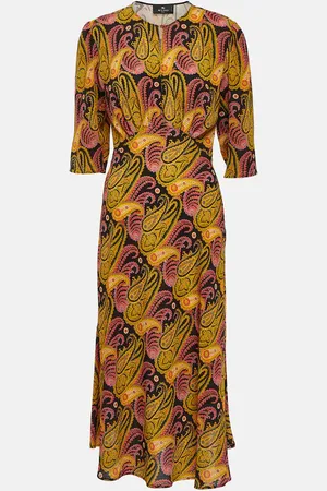 Etro Paisley midi dress