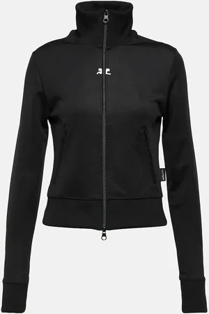 Courrèges Logo jersey track jacket