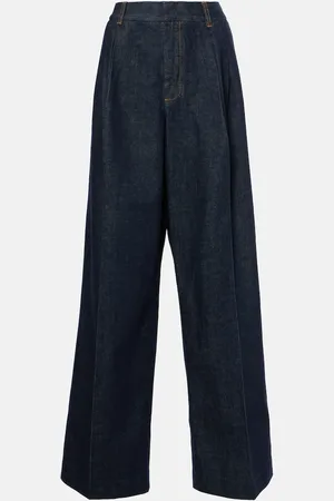ZIMMERMANN Illustration mid-rise wide-leg jeans