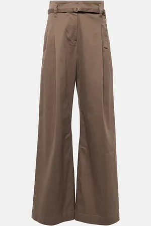 Proenza Schouler Raver high-rise twill wide-leg pants