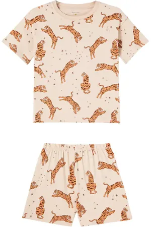 Konges Sløjd Lin cotton T-shirt and shorts set