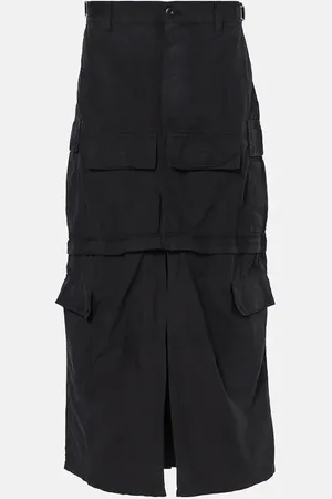 Balenciaga Cotton-blend ripstop cargo skirt