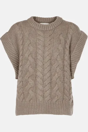 Lisa Yang Hayley cable-knit cashmere sweater vest