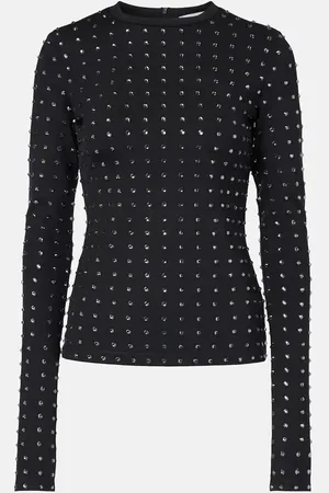 Sportmax Negus crystal-embellished top