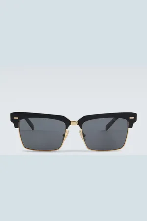 Miu Miu Logo browline sunglasses