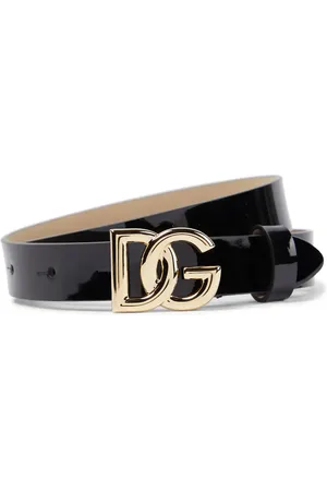 Dolce & Gabbana Logo leather belt