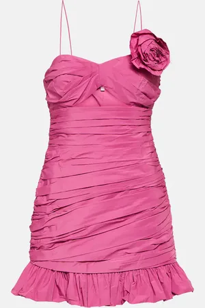 LOVESHACKFANCY Jessilyn ruched minidress