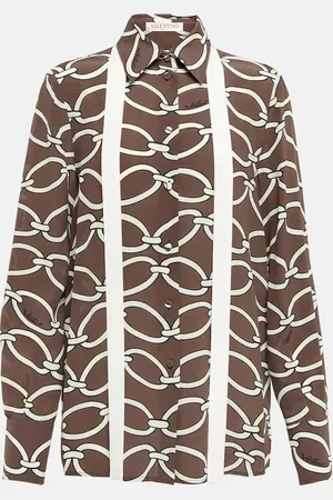 VALENTINO Chain 1967 silk shirt