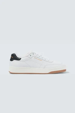 Saint Laurent SL/61 logo leather low-top sneakers
