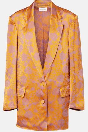 DRIES VAN NOTEN Floral jacquard blazer