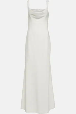 Roland Mouret Embellished crÃªpe gown