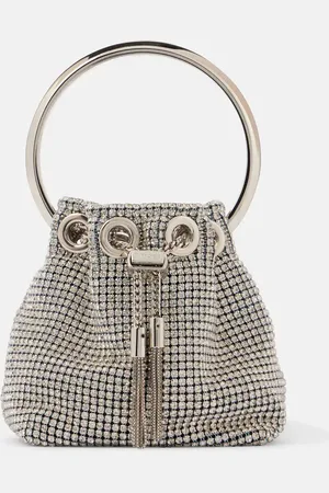 Jimmy Choo Bon Bon Micro embellished bucket bag