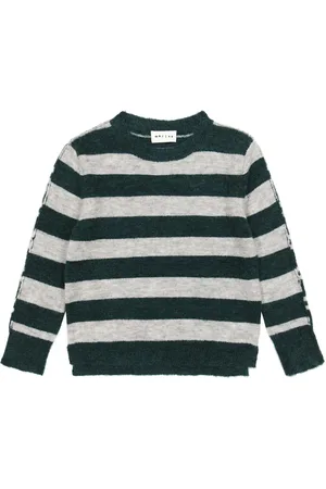 MORLEY Rex striped wool-blend sweater