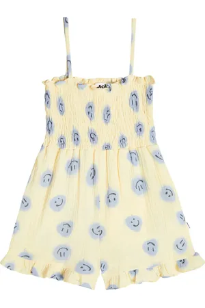 Molo Alicia printed cotton muslin playsuit