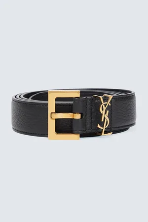 Saint Laurent Slim leather belt