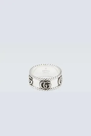 Gucci Double G sterling silver ring
