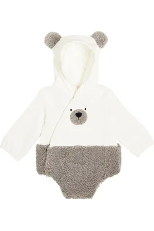 Il gufo Baby cotton-blend bodysuit