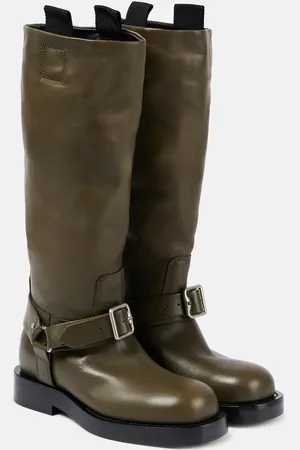 Burberry Leather knee-high boots