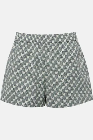 Tory Burch Cotton-blend poplin shorts
