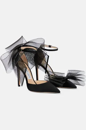 Jimmy Choo Averly 100 bow-trimmed pumps