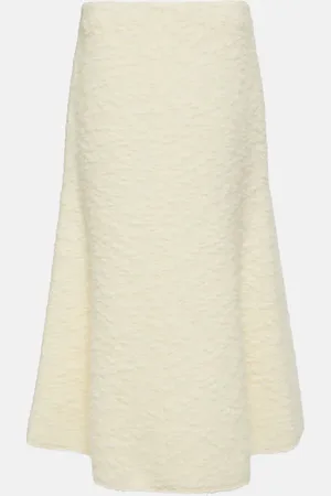Chloé Wool-blend midi skirt