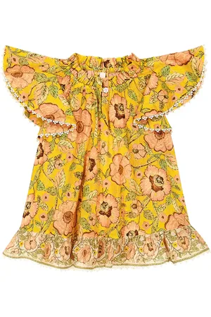 ZIMMERMANN Junie floral cotton top