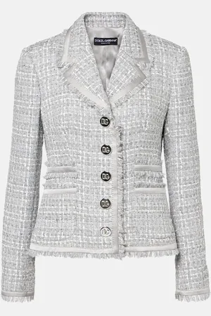 Dolce & Gabbana LamÃ© bouclÃ© jacket