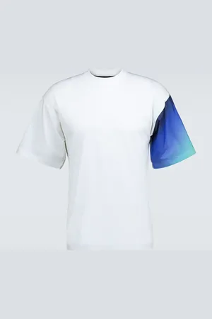 Prada Contrast-sleeve T-shirt