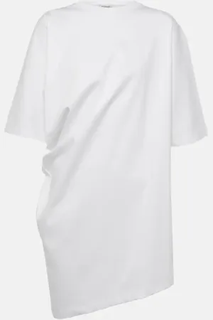 Fforme Draped cotton jersey T-shirt