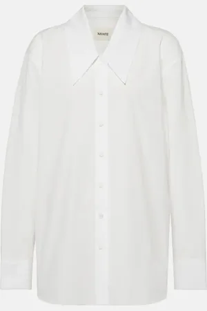 Khaite Lago cotton poplin shirt