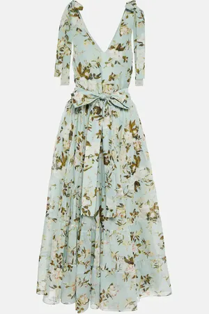 Erdem Yesenia floral cotton and silk midi dress
