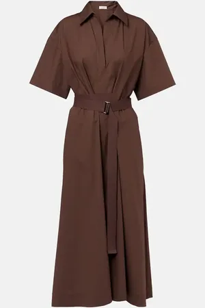 Brunello Cucinelli Cotton wrap dress