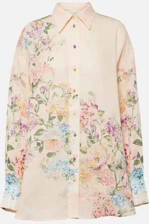 ZIMMERMANN Halliday floral linen shirt