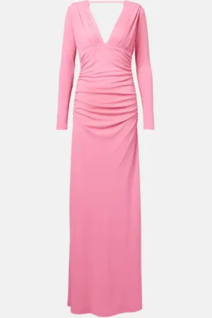 Carolina Herrera Ruched jersey gown