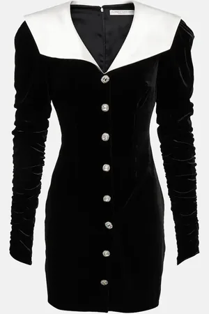 Alessandra Rich Velvet mini dress
