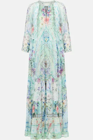 Camilla Crystal-embellished silk maxi dress