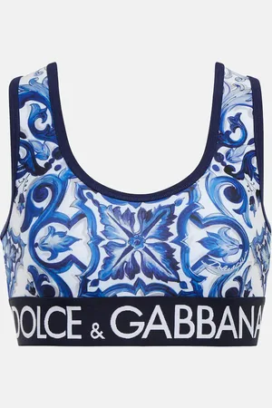 Dolce & Gabbana Printed sports bra