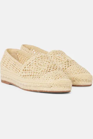 Chloé Isla logo crochet espadrilles