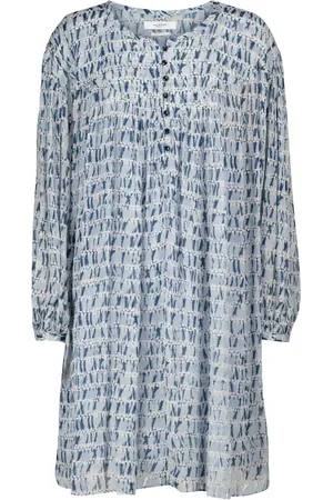 Marant Etoile Silorion tie-dye chiffon minidress