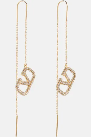 VALENTINO VLogo Signature embellished earrings