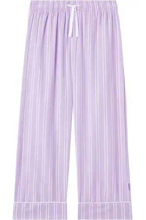 Molo Alfrida striped cotton wide-leg pants