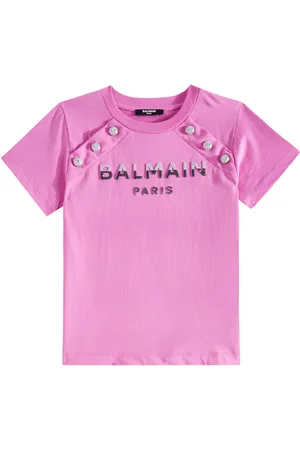 Balmain Logo cotton jersey T-shirt