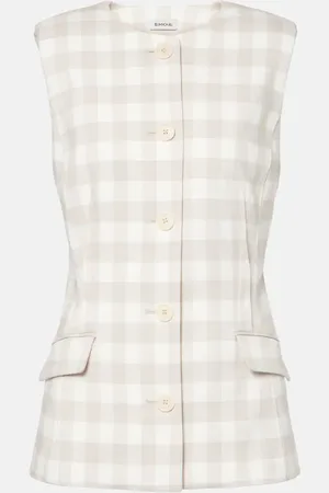 Simkhai Calliope gingham vest