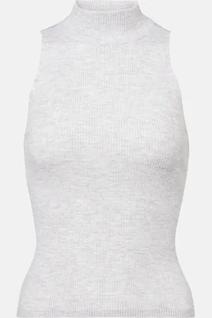 Brunello Cucinelli Ribbed-knit turtleneck top