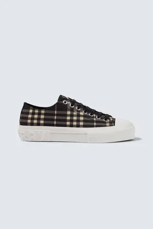 Burberry Check low-top sneakers